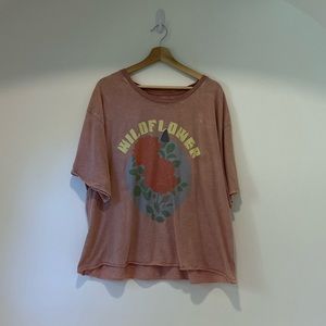 Oversized flower tee XXL